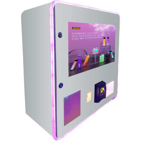 Mini Tabletop Vape Vending Machine LED Light ID Scanner